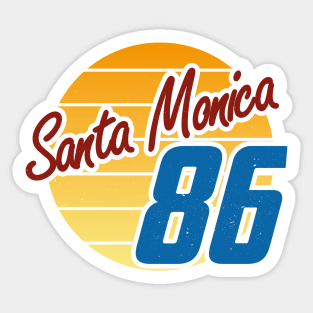 Santa Monica 86 Sticker